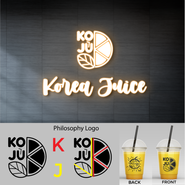 Koju (Korea Juice) Logo project